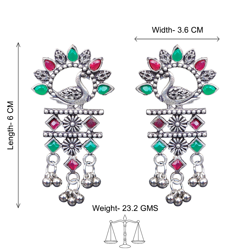 Marsh Muse dangler earring (Multicolored)