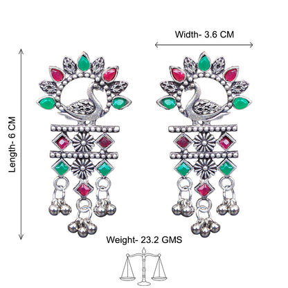 Marsh Muse dangler earring (Multicolored)