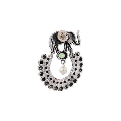 Elephant Arc dangler earrings (Pista)