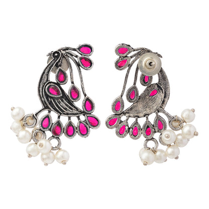 Chirpy Charm Stud earrings (Red)