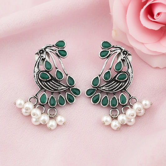 Chirpy Charm Stud earrings (Green)