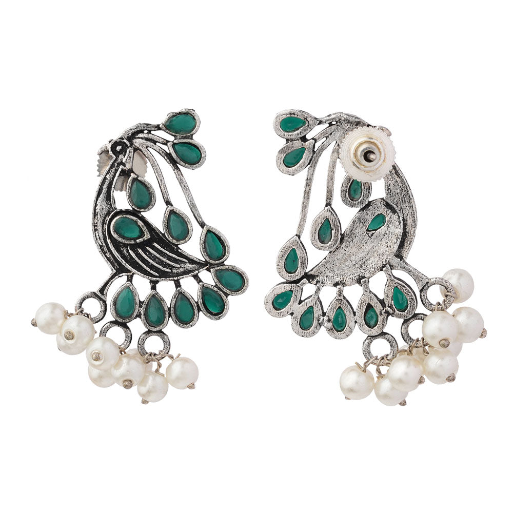 Chirpy Charm Stud earrings (Green)