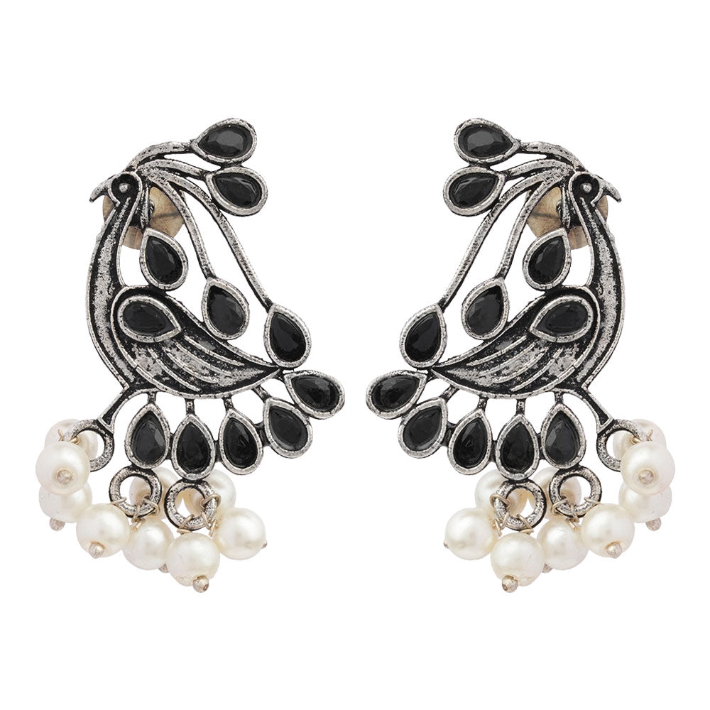 Chirpy Charm Stud earrings (Black)