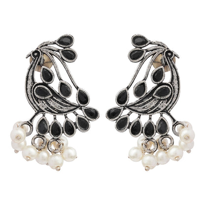 Chirpy Charm Stud earrings (Black)