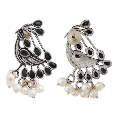 Chirpy Charm Stud earrings (Black)