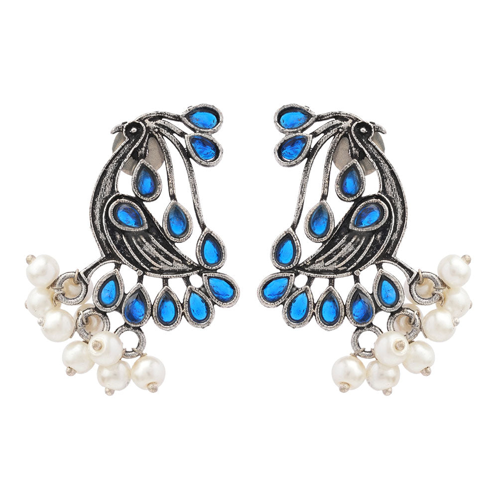 Chirpy Charm Stud earrings (Blue)