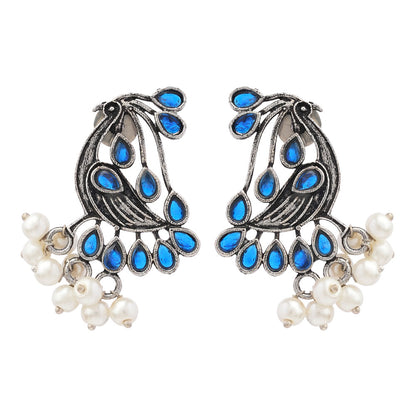 Chirpy Charm Stud earrings (Blue)