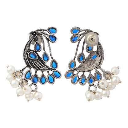 Chirpy Charm Stud earrings (Blue)