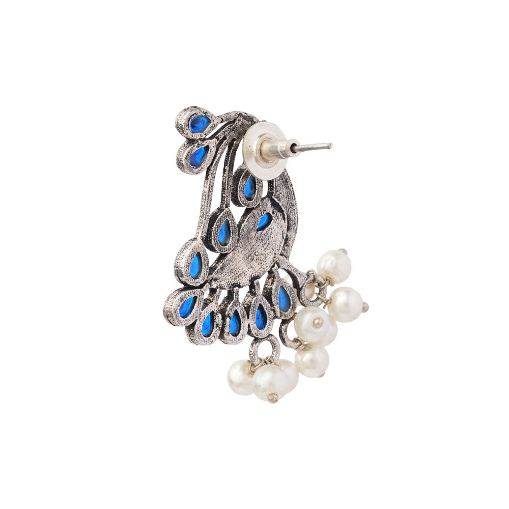Chirpy Charm Stud earrings (Blue)