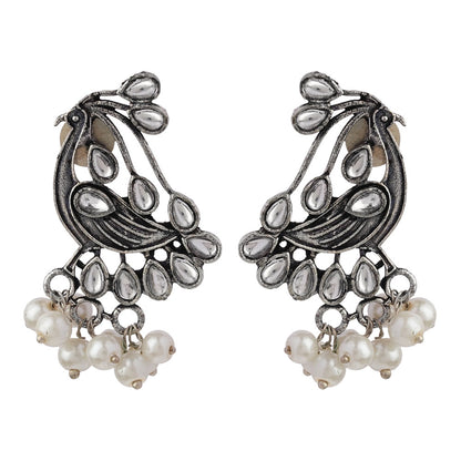 Chirpy Charm Stud earrings (White)