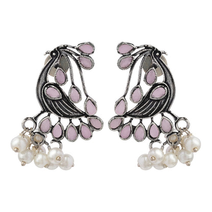Chirpy Charm Stud earrings (Baby Pink)