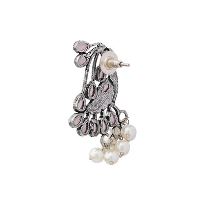 Chirpy Charm Stud earrings (Baby Pink)