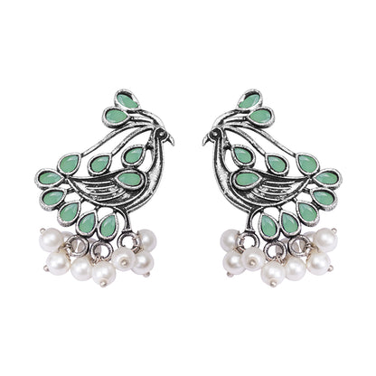 Chirpy Charm Stud earrings (Pista)