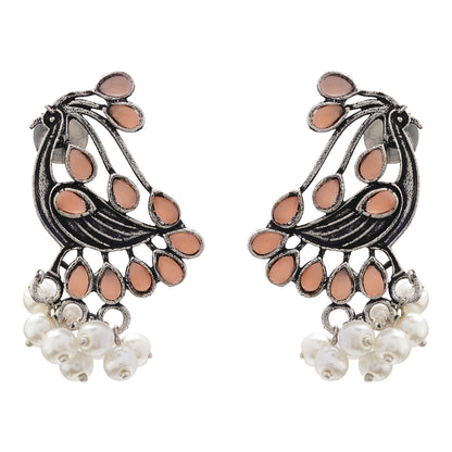 Chirpy Charm Stud earrings (Light Orange)