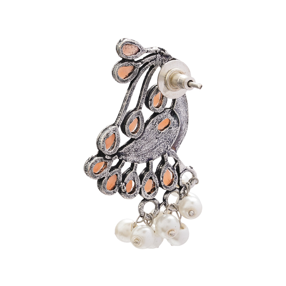 Chirpy Charm Stud earrings (Light Orange)