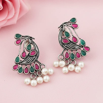 Chirpy Charm Stud earrings (Multicolored)