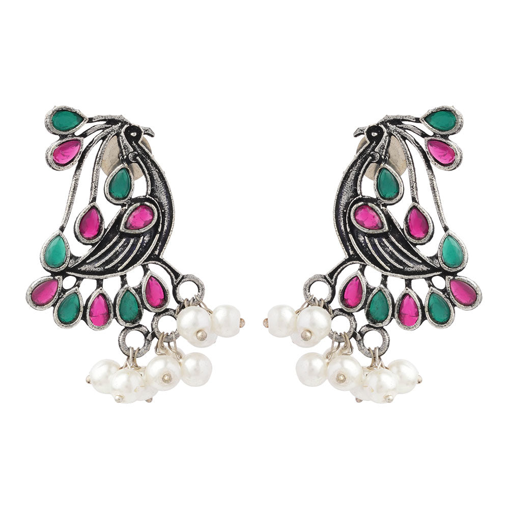 Chirpy Charm Stud earrings (Multicolored)