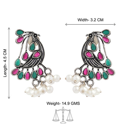 Chirpy Charm Stud earrings (Multicolored)