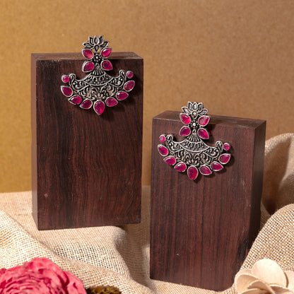 Shimmer and shine dangler earrings (Red)