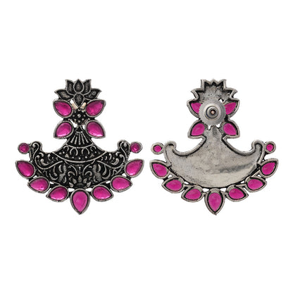 Shimmer and shine dangler earrings (Red)