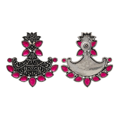 Shimmer and shine dangler earrings (Red)