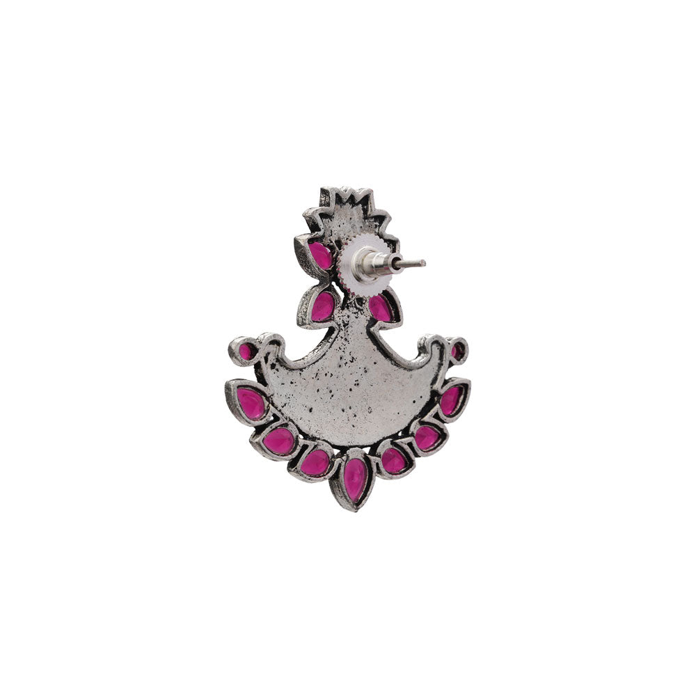 Shimmer and shine dangler earrings (Red)