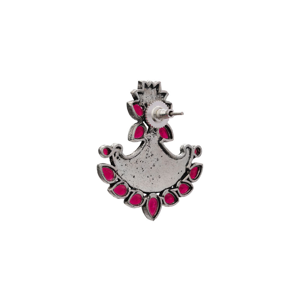 Shimmer and shine dangler earrings (Red)
