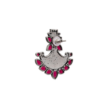 Shimmer and shine dangler earrings (Red)
