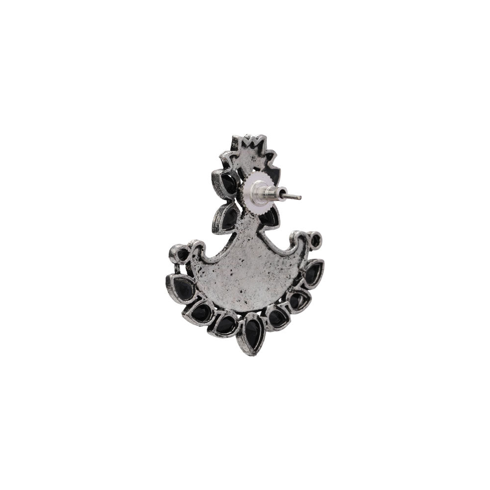 Shimmer and shine dangler earrings (Black)