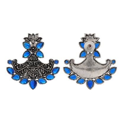 Shimmer and shine dangler earrings (Blue)