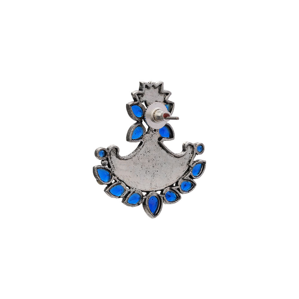 Shimmer and shine dangler earrings (Blue)