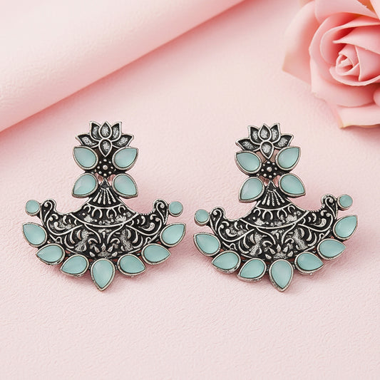 Shimmer and shine dangler earrings (Mint)