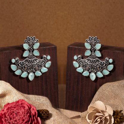 Shimmer and shine dangler earrings (Mint)