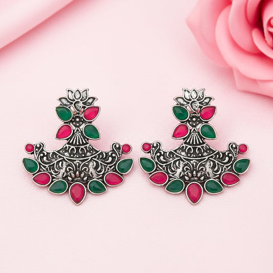 Shimmer and shine dangler earrings (Multicolored)