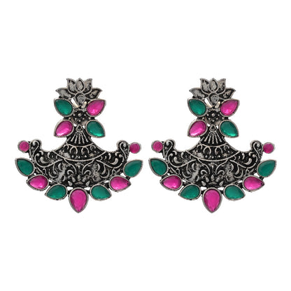 Shimmer and shine dangler earrings (Multicolored)