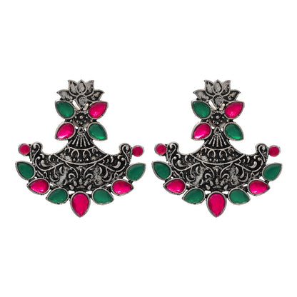 Shimmer and shine dangler earrings (Multicolored)