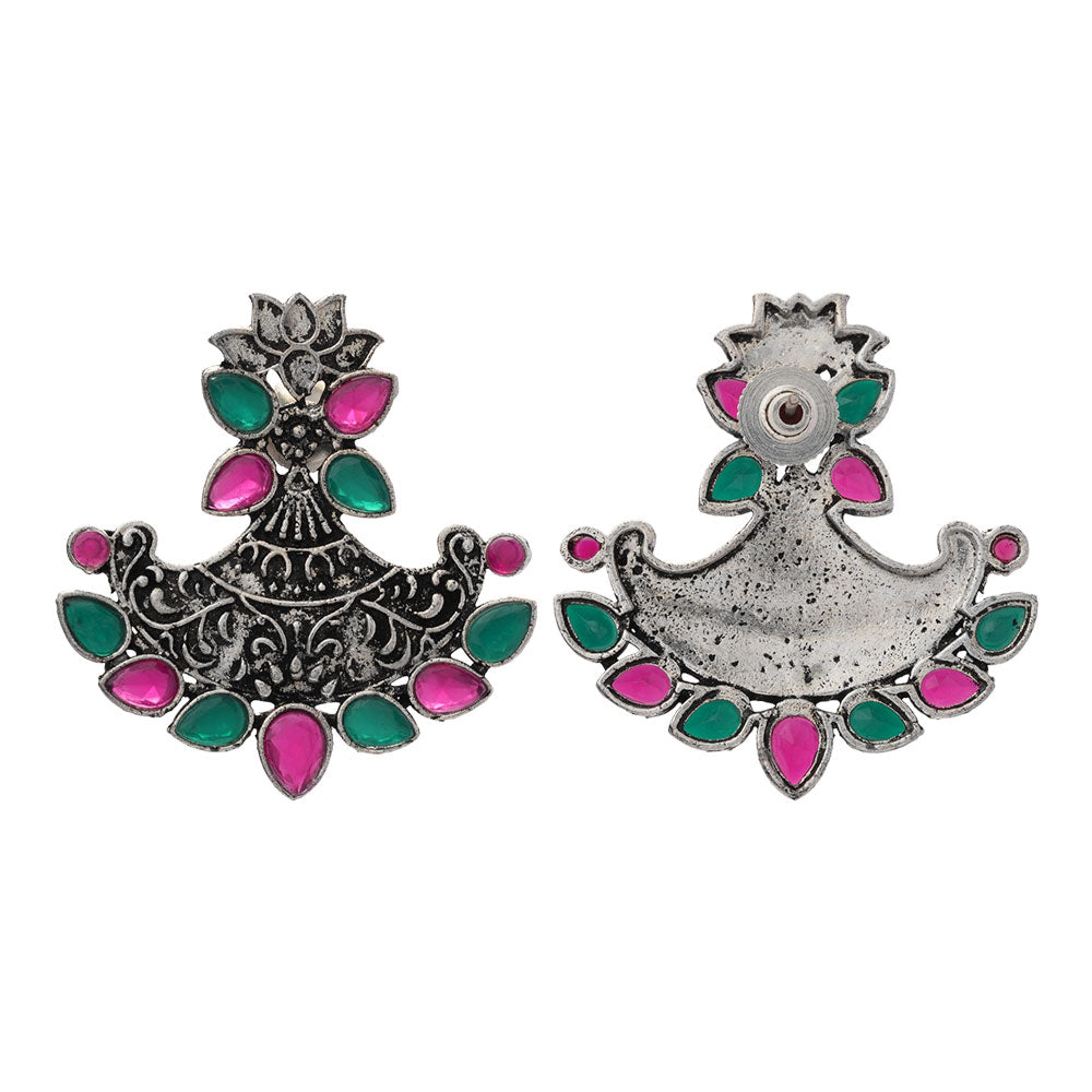 Shimmer and shine dangler earrings (Multicolored)
