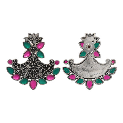 Shimmer and shine dangler earrings (Multicolored)