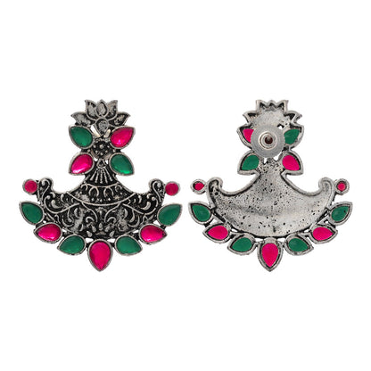 Shimmer and shine dangler earrings (Multicolored)
