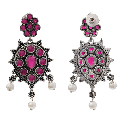 Drop Radiance dangler earrings (Red)