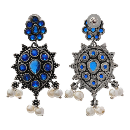 Drop Radiance dangler earrings (Blue)