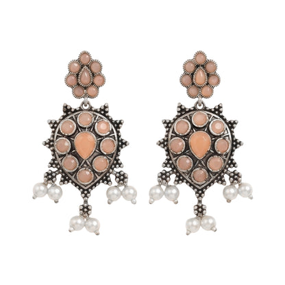 Drop Radiance dangler earrings (Light Orange)
