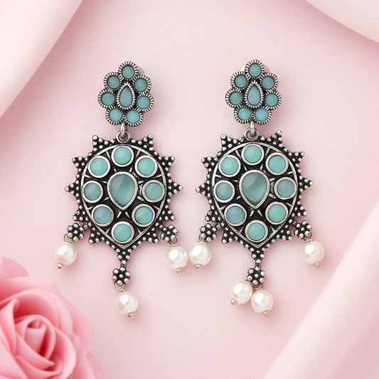 Drop Radiance dangler earrings (Mint)