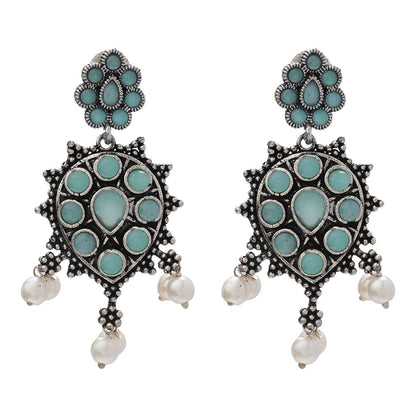 Drop Radiance dangler earrings (Mint)