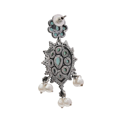 Drop Radiance dangler earrings (Mint)