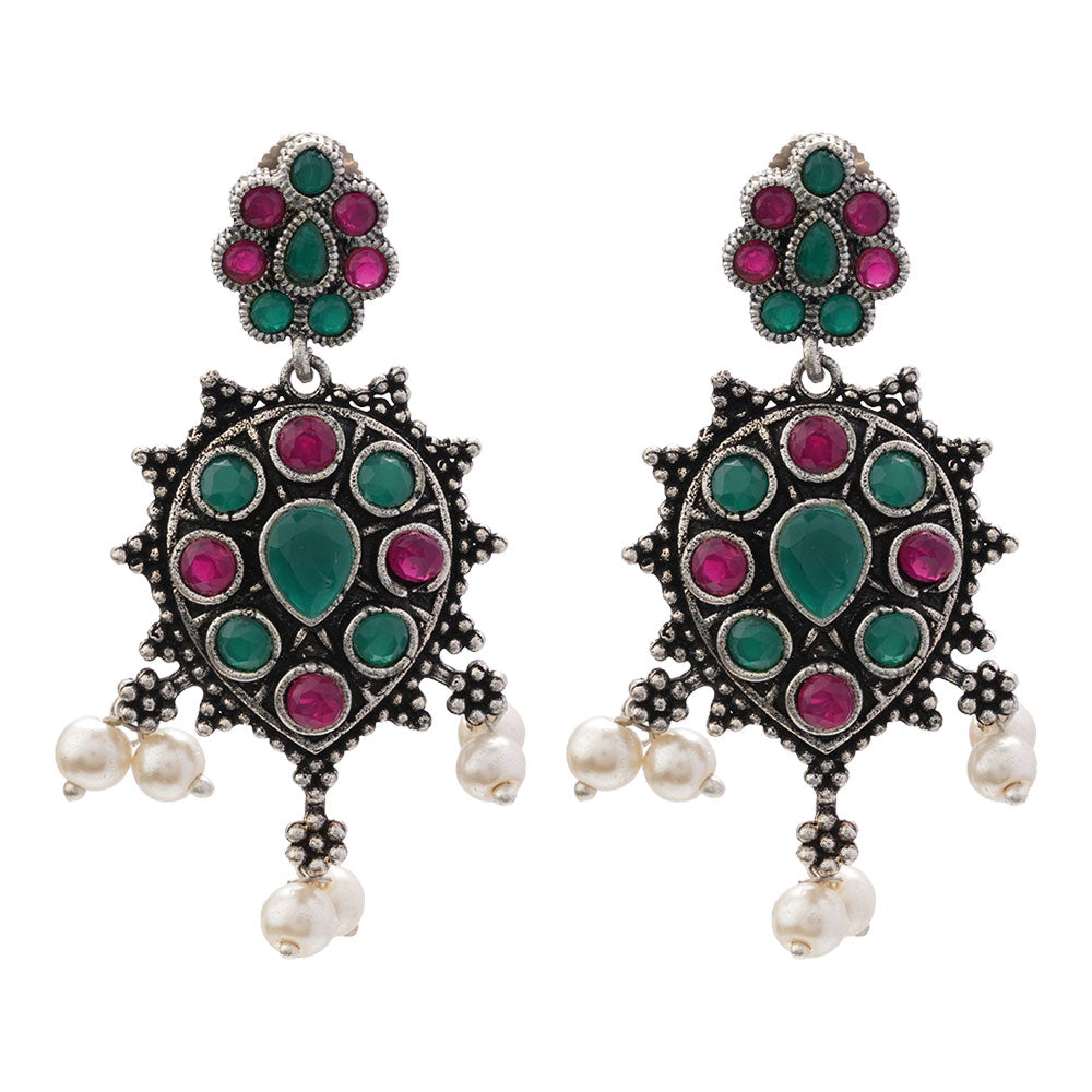 Drop Radiance dangler earrings (Multicolored)