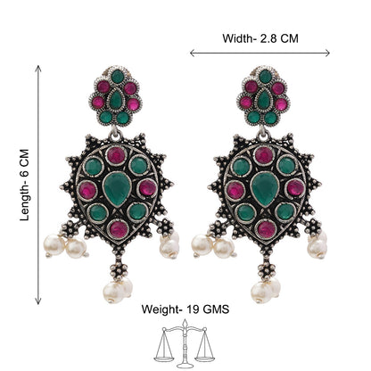 Drop Radiance dangler earrings (Multicolored)