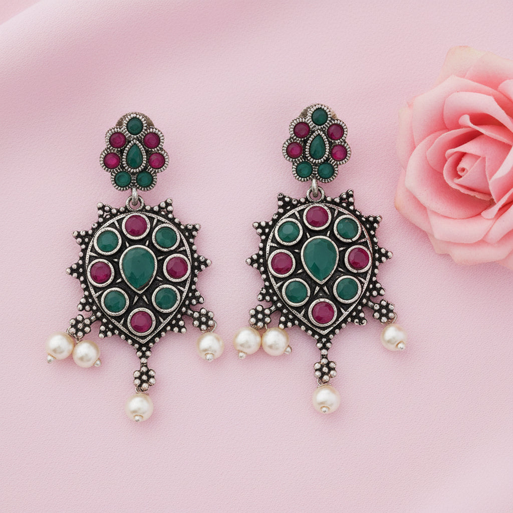 Drop Radiance dangler earrings (Multicolored)