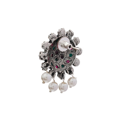 Stone Dome stud earrings (Multicolored)