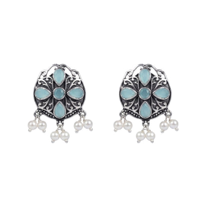 Gem Globe stud earrings (Mint)